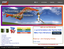 Tablet Screenshot of 21stplacelive.com